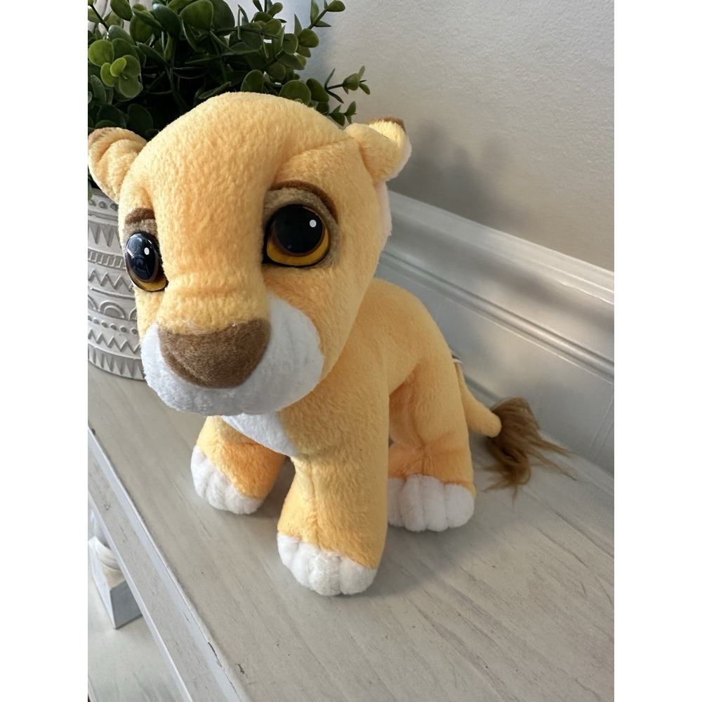 Disney Mattel Sitting SIMBA LION KING Stuffed Animal Plush Toy Vintage 1993 - Picture 3 of 9